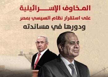 المخاوف الإسرائيلية على استقرار نظام السيسي بمصر.. ودورها في مساندته